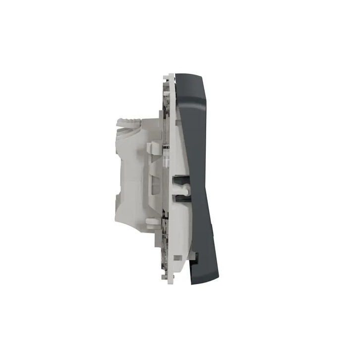 Schneider Mureva Styl - Va et vient lumineux LED composable - IP55 connexion auto - gris - Réf : MUR35025
