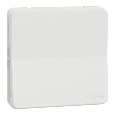 Schneider Mureva Styl - Bouton poussoir composable - IP55 connexion auto blanc - Réf : MUR39027