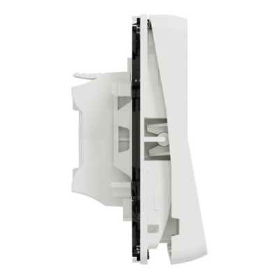 Schneider Mureva Styl - Bouton poussoir composable - IP55 connexion auto blanc - Réf : MUR39027