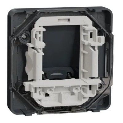 Schneider Mureva Styl - Sortie de câble composable - IP55 connexion auto gris - Réf : MUR37931