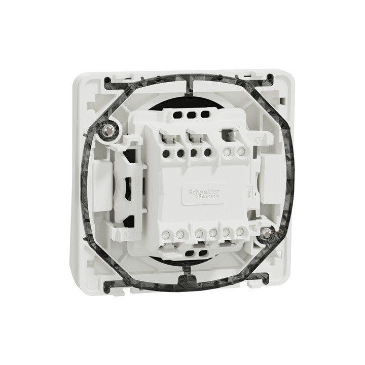 Schneider Mureva Styl - Va et vient lumineux LED composable - IP55 blanc - Réf : MUR39024