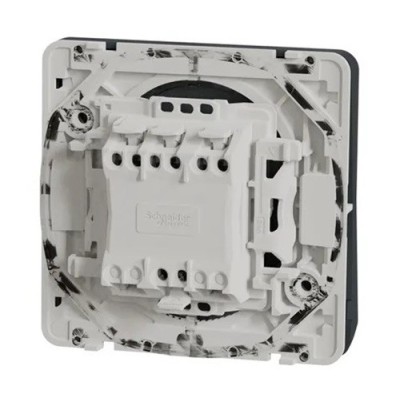 Schneider Electric - Mureva Styl - Interrupt bipolaire - composable - IP55 IK08 - connex auto - gris - Réf : MUR35034