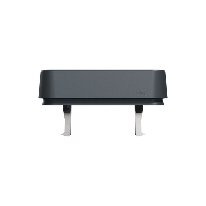 Schneider Electric - Mureva Styl - Cadre 1 poste à griffes - encastré - IP55 - IK08 - gris - Réf : MUR34108
