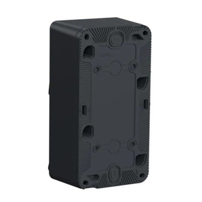 Schneider Mureva Styl - Prise courant 2P+T+ Va et Vient verticale complet saillie - IP55 gris - Réf : MUR36025