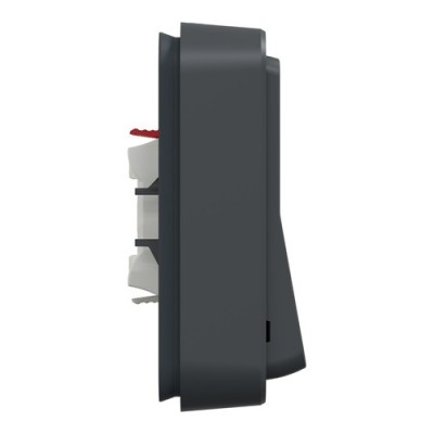 Schneider Electric - Mureva Styl - Va et vient - Complet encastré - Anthracite - IP55 - Connexion auto - Réf : MUR35037