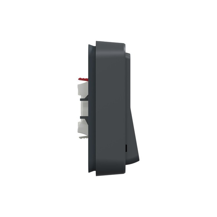 Schneider Electric - Mureva Styl - Va et vient - Complet encastré - Anthracite - IP55 - Connexion auto - Réf : MUR35037