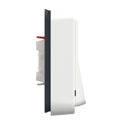 Schneider Electric - Mureva Styl - Va et vient - Complet encastré - IP55 - Connexion auto - Blanc - Réf : MUR39037