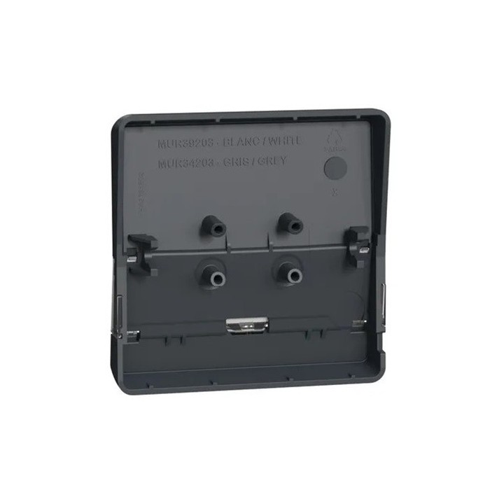 Schneider Electric - Mureva Styl - Enjoliveur porte étiquette lumineux - IP55 - IK08 - gris - Réf : MUR34203