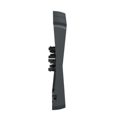 Schneider Electric - Mureva Styl - Enjoliveur 2 demi touche - IP55 - IK08 - gris - Réf : MUR34205