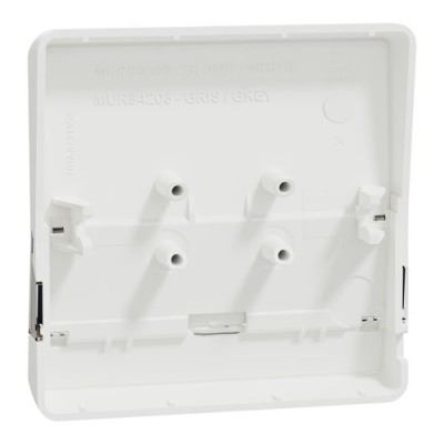 Schneider Electric - Mureva Styl - Enjoliveur porte étiquette lumineux - IP55 - IK08 - blanc - Réf : MUR39203