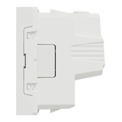Schneider - Unica - Prise 2P+T - FR - 90° - vis - Blanc - méca seul - Réf : NU303918