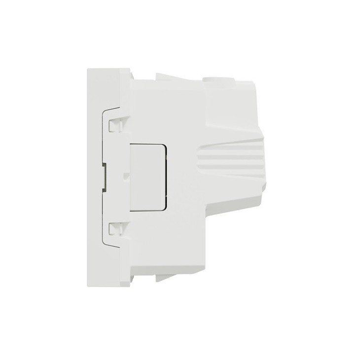Schneider - Unica - Prise 2P+T - FR - 90° - vis - Blanc - méca seul - Réf : NU303918
