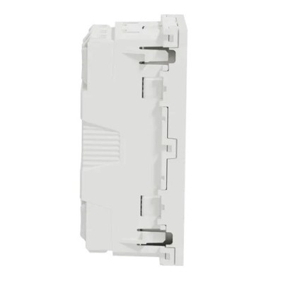 Schneider - Unica - Prise double 2P+T - FR - 45° - connexion rapide - Blanc - méca seul - Réf : NU306918