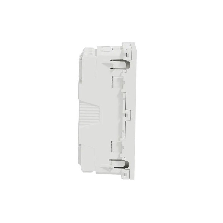 Schneider - Unica - Prise double 2P+T - FR - 45° - connexion rapide - Blanc - méca seul - Réf : NU306918