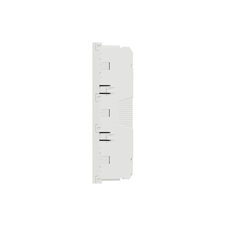 Schneider - Unica - Prise triple 2P+T - FR - 45° - Blanc - méca seul - Réf : NU307918