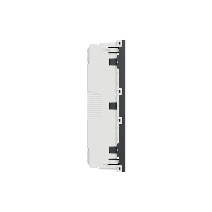 Schneider - Unica - Prise triple 2P+T - FR - 45° - Anthracite - méca seul - Réf : NU307954