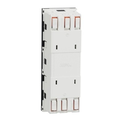 Schneider - Unica - Prise triple 2P+T - FR - 45° - Anthracite - méca seul - Réf : NU307954