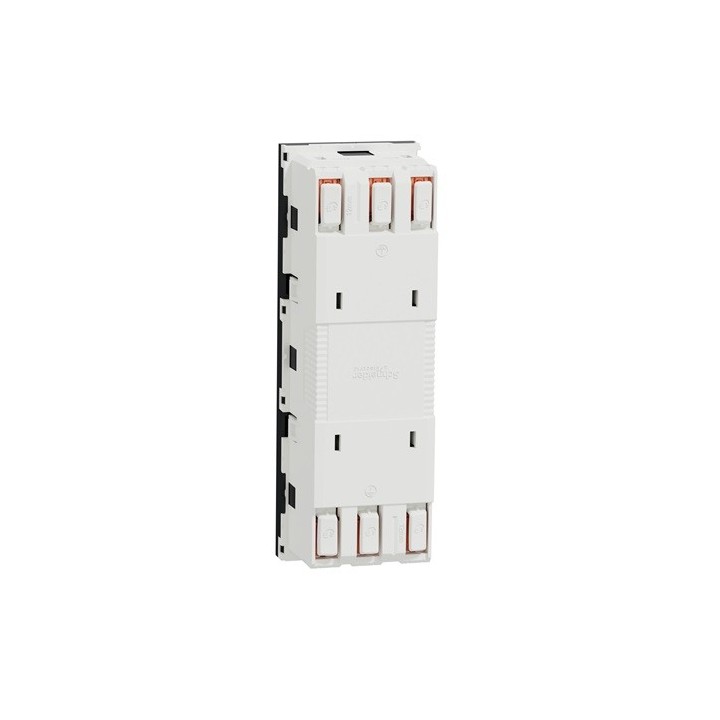 Schneider - Unica - Prise triple 2P+T - FR - 45° - Anthracite - méca seul - Réf : NU307954