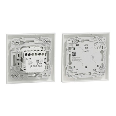 Schneider - Wiser Odace - Kit commande sans fils et variateur de lumière zigbee 3.0 - Réf : S520513K