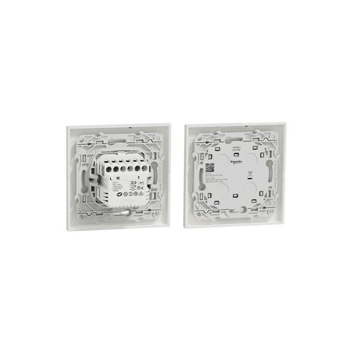 Schneider - Wiser Odace - Kit commande sans fils et variateur de lumière zigbee 3.0 - Réf : S520513K