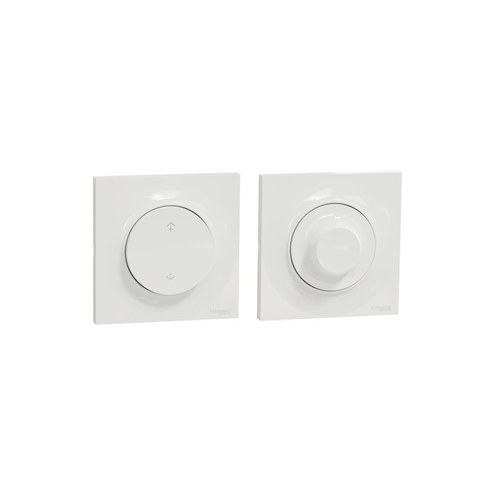 Schneider - Wiser Odace - Kit commande sans fils et variateur de lumière zigbee 3.0 - Réf : S520513K