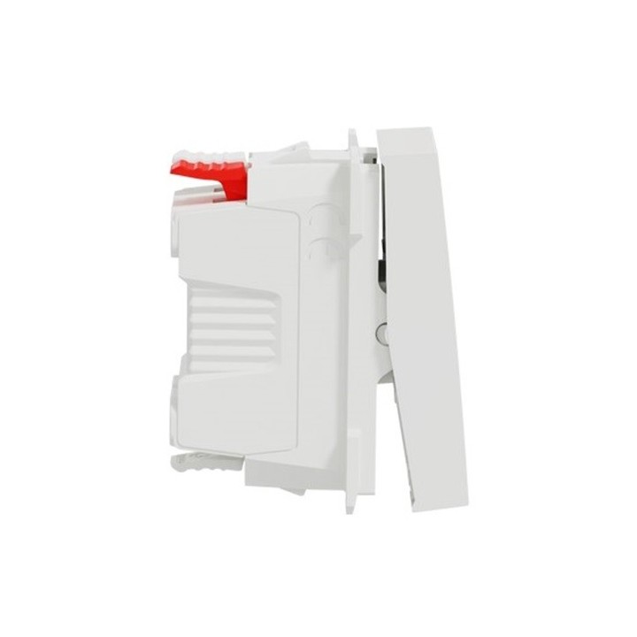 Schneider - Unica - Va-et-vient - 10A - connexion rapide - 1 mod - Blanc - méca seul - boîte - Réf : NU310318F
