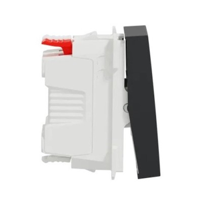 Schneider - Unica - Va-et-vient - 10A - connexion rapide - 1 mod - Anthracite - méca seul - Réf : NU310354