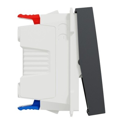 Schneider - Unica - Va-et-vient lum témoin - 10A - connex rapide - 1 mod - Anthr - méca seul - Réf : NU310354S