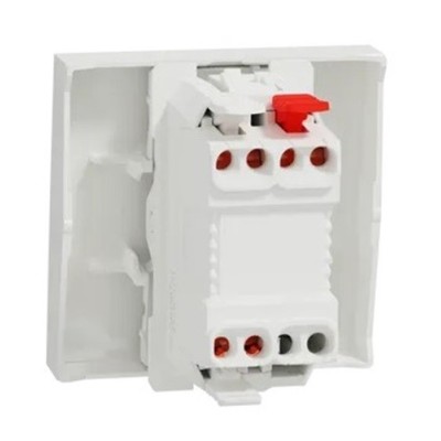 Schneider - Unica - Va-et-vient - 10A - connex rapide - 2 mod - Blanc - emballage en boîte - Réf : NU320318F
