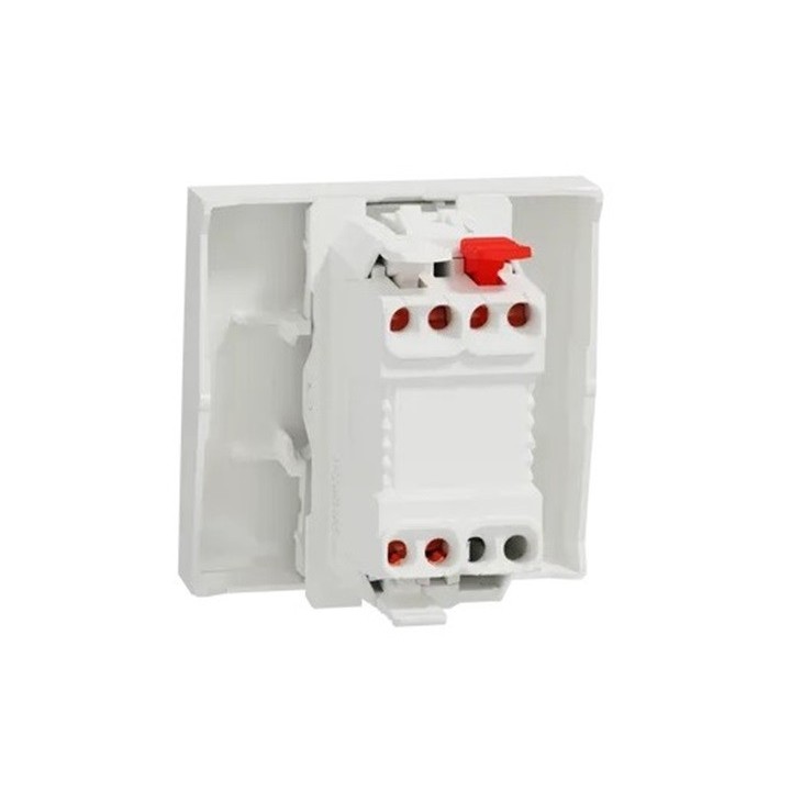Schneider - Unica - Va-et-vient - 10A - connex rapide - 2 mod - Blanc - emballage en boîte - Réf : NU320318F