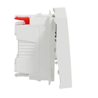 Schneider - Unica - Va-et-vient - 10A - connex rapide - 2 mod - Blanc - emballage en boîte - Réf : NU320318F