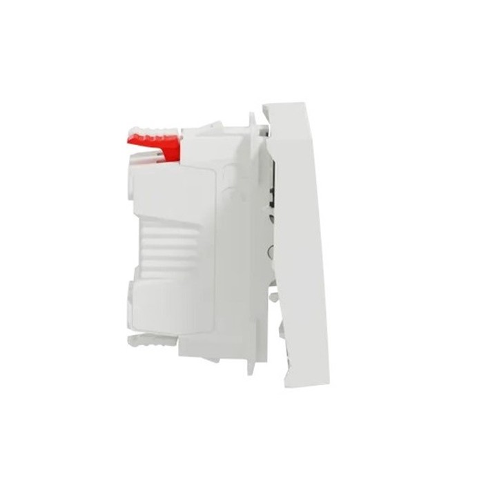 Schneider - Unica - Va-et-vient - 10A - connex rapide - 2 mod - Blanc - emballage en boîte - Réf : NU320318F