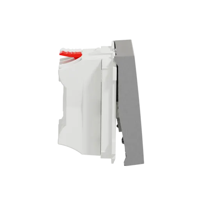 Schneider - Unica - Va-et-vient - 10A - connexion rapide - 2 mod - Alu - méca seul - Réf : NU320330