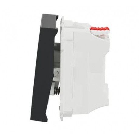 Unica Alu Poussoir lumineux (localisation) 10A 2 modules