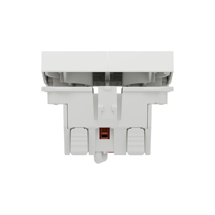 Schneider - Unica - Commande VMC - ON/OFF + 2 vitesses - 10A - 2 mod - Blanc - méca seul - Réf : NU321418