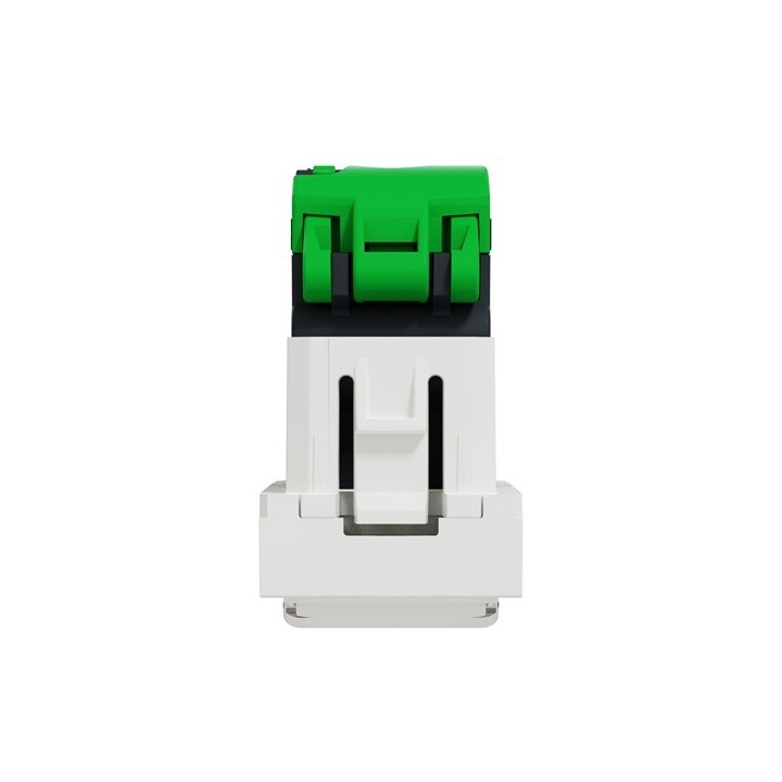 Schneider - Unica - Prise RJ45 simple - cat 6 STP - 1 mod - Blanc - méca seul - Réf : NU341618
