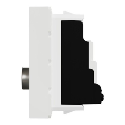 Schneider - Unica - Prise télévision - TV mâle - individuel - 2 mod - Blanc - méca seul - Réf : NU346218