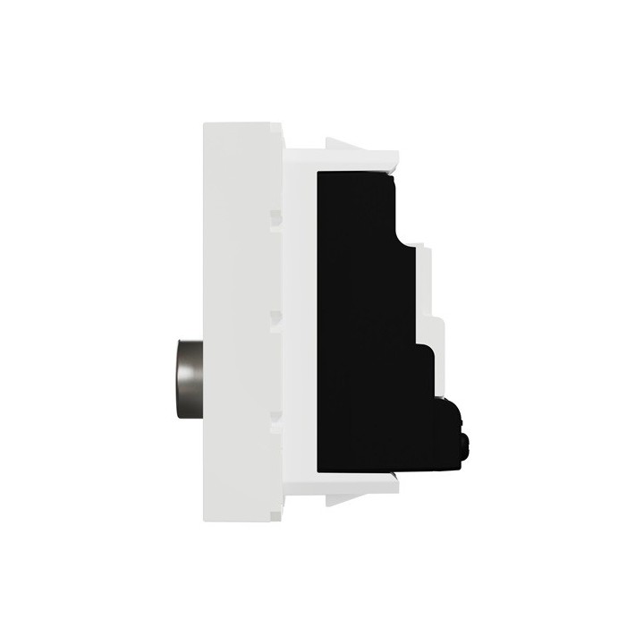 Schneider - Unica - Prise télévision - TV mâle - individuel - 2 mod - Blanc - méca seul - Réf : NU346218