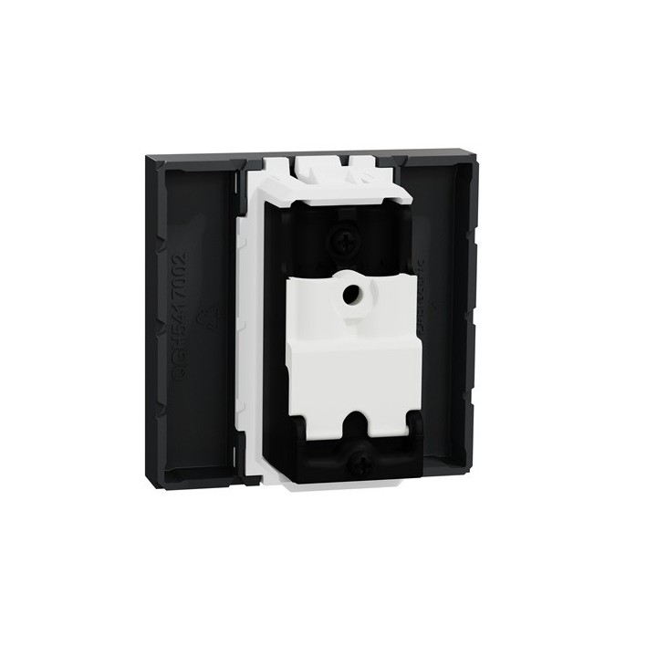 Schneider - Unica - Prise télévision - TV mâle - individuel - 2 mod - Anthracite - méca seul - Réf : NU346254
