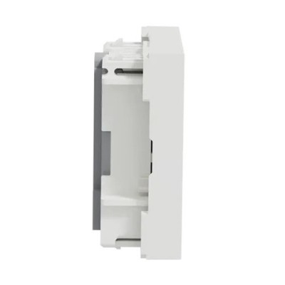 Schneider - Unica - Conjoncteur téléphone en T - 8 contacts - Blanc - mécanisme seul - Réf : NU349618