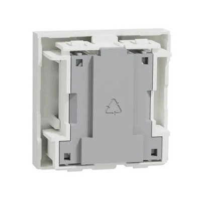 Schneider - Unica - Conjoncteur téléphone en T - 8 contacts - Blanc - mécanisme seul - Réf : NU349618
