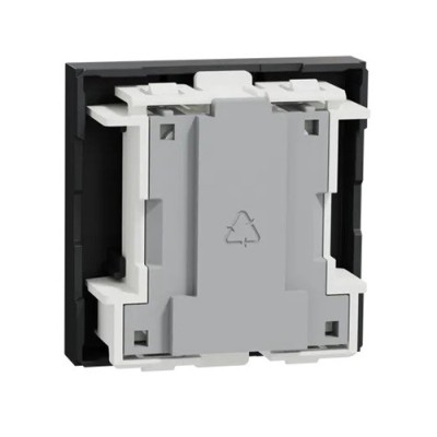 Schneider - Unica - Conjoncteur téléphone en T - 8 contacts - Anthracite - mécanisme seul - Réf : NU349654
