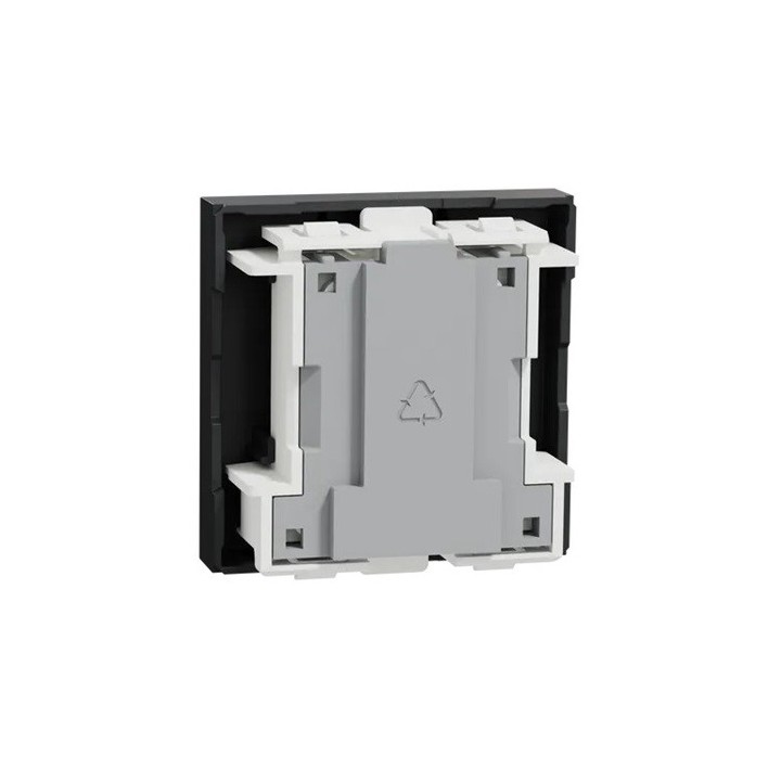 Schneider - Unica - Conjoncteur téléphone en T - 8 contacts - Anthracite - mécanisme seul - Réf : NU349654