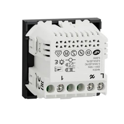 Schneider - Unica - Variateur rotatif universel - Anthracite - méca seul - Réf : NU351454