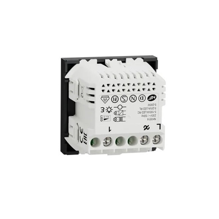 Schneider - Unica - Variateur rotatif universel - Anthracite - méca seul - Réf : NU351454