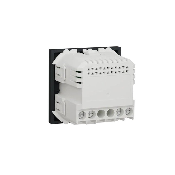 Schneider - Unica - Détecteur de mouvements + poussoir - 230V - 10A - Anthracite - méca seul - Réf : NU352554