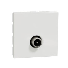 Schneider - Unica - Prise télévision - TV mâle - individuel - 2 mod - Blanc - méca seul - Réf : NU346218