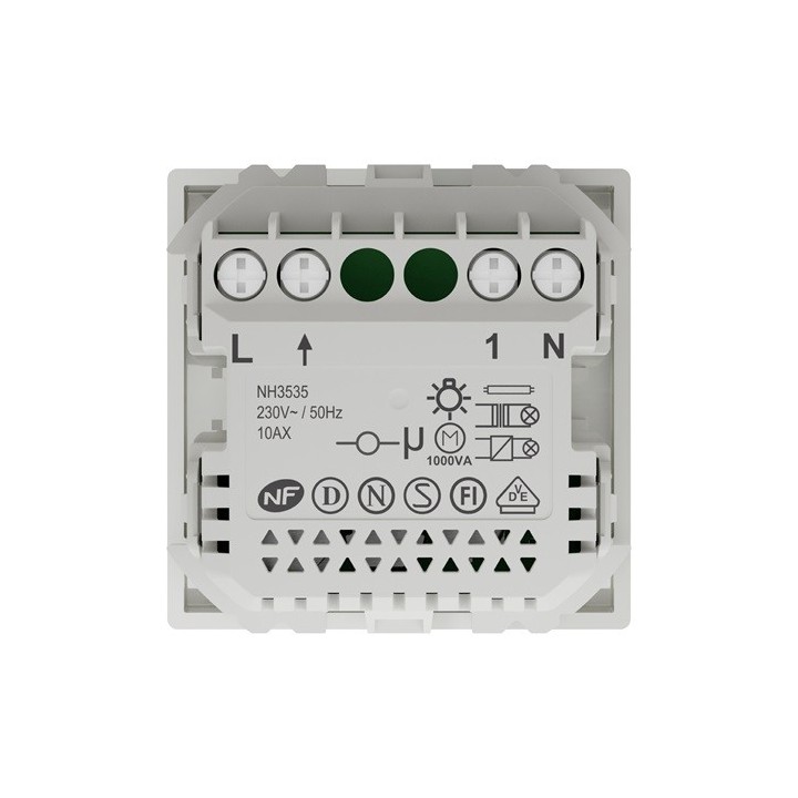 Schneider - Unica - Minuterie - tempo 5min - 8h - 10A - connex 3 fils - Blanc - méca seul - Réf : NU353518