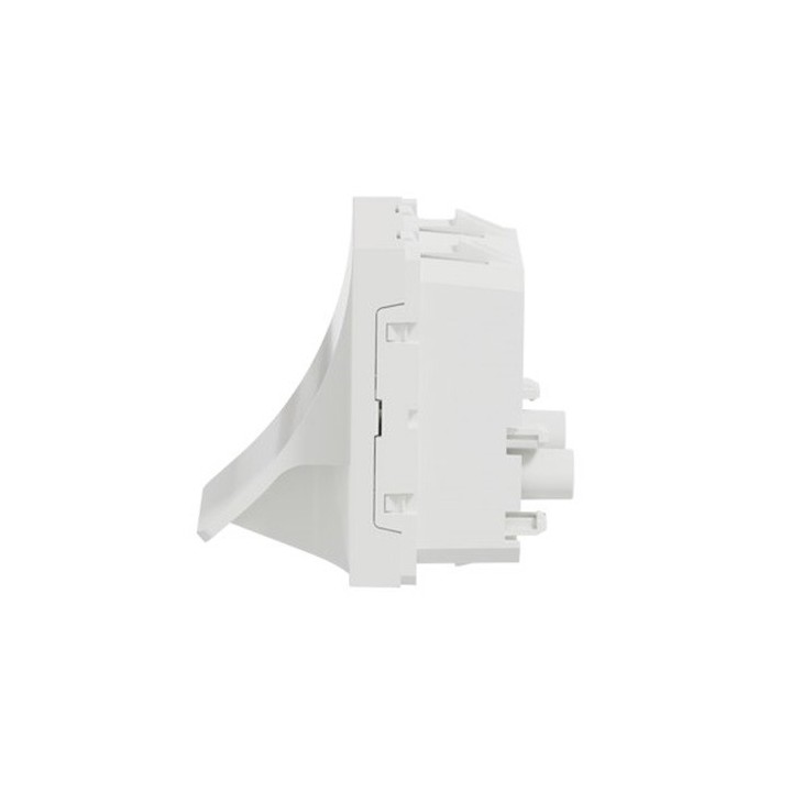 Schneider - Unica - Sortie de câble - pour câble Ø 6 à 12mm - 2 mod - Blanc - méca seul - Réf : NU386218
