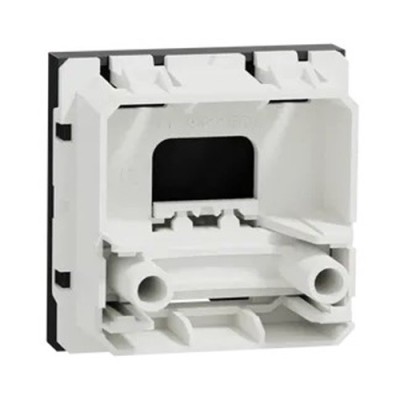 Schneider - Unica - Sortie de câble - pour câble Ø 6 à 12mm - 2 mod - Anthracite - méca seul - Réf : NU386254
